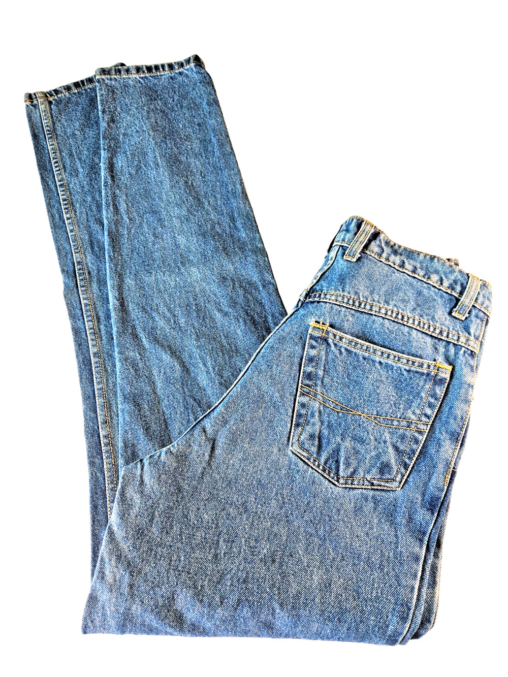 90s Vintage Breaker Jeans Women 9 Blue Denim Mom Jeans High Rise 100% Cotton